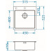 ALVEUS PURE 30 rozsdamentes mosogató, 515 x 525 mm 1103609