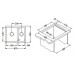 ALVEUS Cubo 20 gránit mosogató, 620 x 500 mm, antracit metalic 1054647