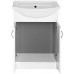 AQUALINE SIMPLEX ECO 55 mosdótartó szekrény mosdóval, 53x83,5x30,7cm, matt fehér SIME550
