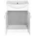 AQUALINE SIMPLEX ECO 65 mosdótartó szekrény mosdóval, 63x83,5x30,7cm, matt fehér SIME650