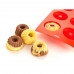 BANQUET Culinaria Red szilikon mini kuglóf sütőforma, 6 db 3120130R