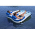 BESTWAY Hydro-Force Indigo Wave felfújható matrac, 196 x 193 cm 43534
