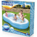 BESTWAY Family Pool Lagoon felfújható medence, 262 x 157 x 46 cm 54117