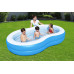 BESTWAY Family Pool Lagoon felfújható medence, 262 x 157 x 46 cm 54117