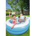 BESTWAY Family Pool Lagoon felfújható medence, 262 x 157 x 46 cm 54117