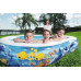 BESTWAY Family Pool Sea Lagoon felfújható medence, 262 x 157 x 46 cm 54118