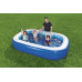 BESTWAY Family Pool felfújható medence 3D, 262 x 175 x 51 cm 54177