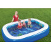 BESTWAY Family Pool felfújható medence 3D, 262 x 175 x 51 cm 54177