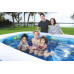 BESTWAY Family Pool felfújható medence 3D, 262 x 175 x 51 cm 54177