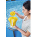 BESTWAY FlowClear úszó tabletta adagoló hőmérővel, sárga, 18,5 cm 58209