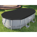 BESTWAY Medencetakaró 427 x 250 cm-es medencékhez, fekete 58425