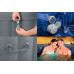 BESTWAY Lay-Z-Spa Santorini EnergySense HydroJet Pro Felfújható jakuzzi, 216 x 80 cm 6001T