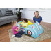 BESTWAY Fisher-Price Felfújható autó labdákkal, 119 x 79 x 51 cm 93535