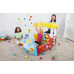BESTWAY Fisher-Price Felfújható mozdony labdákkal, 132 x 94 x 89 cm 93537