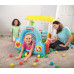 BESTWAY Fisher-Price Felfújható mozdony labdákkal, 132 x 94 x 89 cm 93537