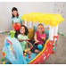 BESTWAY Fisher-Price Felfújható mozdony labdákkal, 132 x 94 x 89 cm 93537