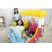 BESTWAY Fisher-Price Felfújható mozdony labdákkal, 132 x 94 x 89 cm 93537