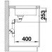 BLANCO SUBLINE 160-U InFino szilgránit mosogató, tartufo 523403