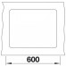 BLANCO SUBLINE 500-F InFino szilgránit mosogató, fehér 523535