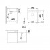 BLANCO SUBLINE 500-IF/A SteelFrame InFino szilgránit mosogató, antracit 524113