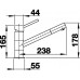 BLANCO KANO egykaros mosogató csaptelep, króm 521502