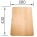 BLANCO SUBLINE bükk vágódeszka, 280 x 430 mm 514544