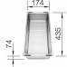 BLANCO SUBLINE multifunkciós rozsdamentes tál, 435 x 174 x 74 mm 227689