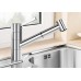 BLANCO TIVO-S-F kihúzhatófejes, ablak elé szerelhető mosogató csaptelep, króm 518410