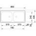 KIÁRUSÍTÁS BLANCO Top EZ 8 x 4 rozsdamentes mosogató 500372 SZIFON NÉLKÜL