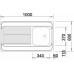 BLANCO R-ES 10X6 18/10 telitetős rozsdamentes mosogató 510503