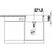 BLANCO SUBLINE 500-IF/A SteelFrame InFino szilgránit mosogató, fekete 526000