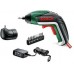 BOSCH IXO V Akkus csavarozó sarokadapterrel és excenteradapterrel 06039A8022