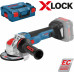 BOSCH GWX 18V-10 SC Akkus sarokcsiszoló X-LOCK, 125mm, akku nélkül 06017B0400