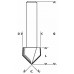 Bosch Expert V-horonymaró, két vágóéles, keményfém kivitel - 90° 8 mm