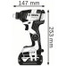 BOSCH GDX 18V-200C PROFESSIONAL Akkus ütvecsavarozó (18V/akku és töltő nélkül) 06019G4204