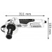 BOSCH GWS 19-125 CIE Sarokcsiszoló + 3x csiszolókorong 060179P001
