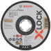 BOSCH X-LOCK Standard for Inox 125x1x22,23 mm egyenes vágótárcsa, 10Db. 2608619267