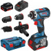 BOSCH GSR 18V-60 FC Szett Akkus szénkefementes fúrócsavarozó 06019G7100