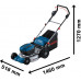 BOSCH GRA 18V2-46 PROFESSIONAL Akkus fűnyíró, akku és töltő nélkül 06008C8000