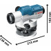 BOSCH GOL 32 D PROFESSIONAL Optikai szintező + BT 160 + GR 500 0601068502