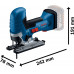 BOSCH GST 185-LI PROFESSIONAL Akkus szúrófűrész (18V/akku és töltő nélkül) 06015B2021