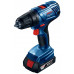 BOSCH GSR 180-LI PROFESSIONAL Akkus fúrócsavarozó (18V/2x2,0Ah) koffer 06019F810A