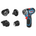 KIÁRUSÍTÁS Bosch GSR 12V-15 FC akkus fúrócsavarozó, 2x 2,0 A, L-BOXX 06019F6000 SÉRÜLT
