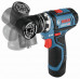 KIÁRUSÍTÁS Bosch GSR 12V-15 FC akkus fúrócsavarozó, 2x 2,0 A, L-BOXX 06019F6000 SÉRÜLT