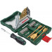 BOSCH X-Line Titan fúrószár- és csavarbitkészlet, titánbevonatos, 40 részes 2607017334