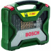 BOSCH X-Line Titan fúrószár- és csavarbitkészlet, titánbevonatos, 50 részes 2607019327