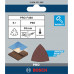BOSCH PRO F460 csiszolópapír, 93 x 93 mm, G80, 5 db 2608621686