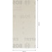 BOSCH EXPERT M480 csiszolóháló rezgőcsiszolókhoz, 93 x 186 mm, G 240, 50 db 2608900758