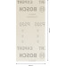 BOSCH EXPERT M480 csiszolóháló rezgőcsiszolókhoz, 93 x 186 mm, G 320, 50 db 2608900759