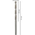 BOSCH PRO Metal HSS-G csigafúrószár, standard hosszúságú, 4,1 x 43 x 75 mm 2608585486